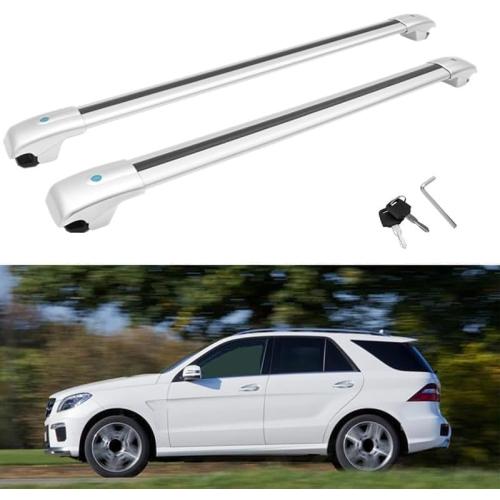 MotorFansClub Roof Rack Cross Bars Fit for Mercedes Benz ML ML250 ML500 ML350 ML550 GLE W166 M 2013 2014 2015 2016 2017 2018, Baggage Cargo Luggage Rack