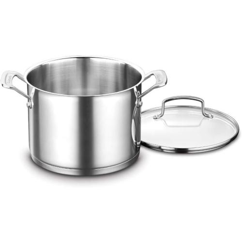 Cuisinart 6-Quart. Stockpot w/Cover, Stainless Steel