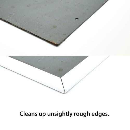Outwater Plastics Black 1/4'' Styrene Plastic U-Channel/C-Channel 48 Inch Lengths (Pack of 3)