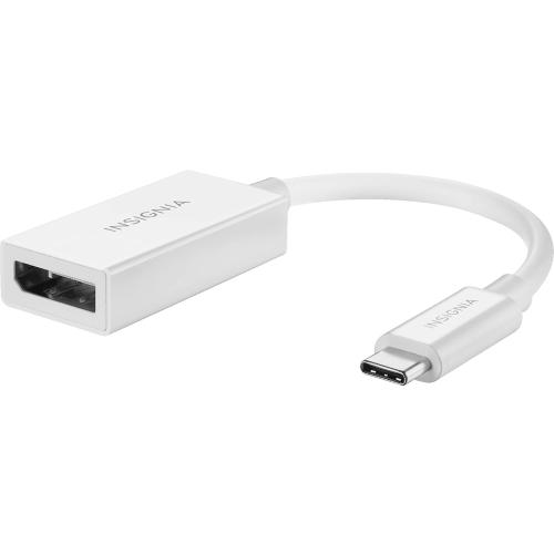 Insignia USB-C to DisplayPort Adapter - White - Model: NS-PCACD