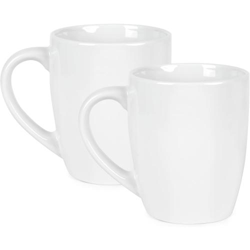 27OZ Extra Large Ceramic Coffee Mug, Jumbo Coffee Mugs, Big Tea Cups with a Large Handle for Office and Home set of 2 (White)