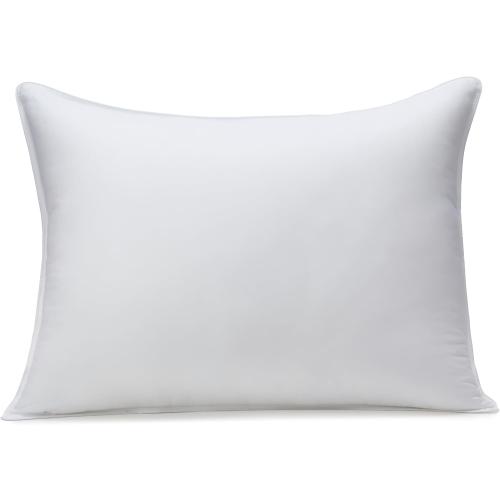 26x20 White 2 Pack Amazon Basics Down Alternative Pillow for Back Side Sleepers, Medium Density, Standard Size