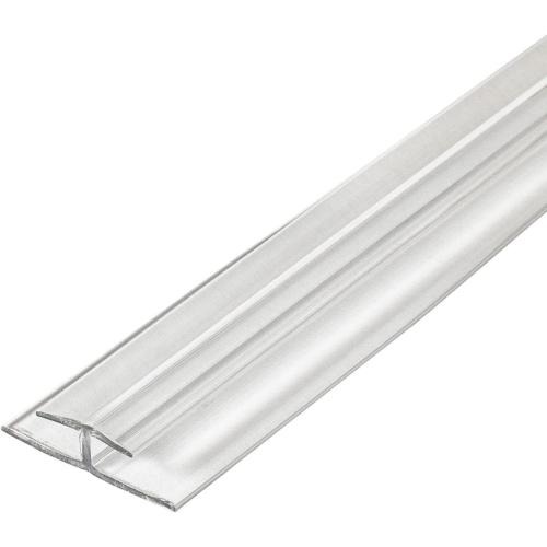 Outwater Plastic H Channel Fits Material 1/8 Inch Thick Clear Butyrate Divider Moulding 36 Inch Length (Pack of 4)