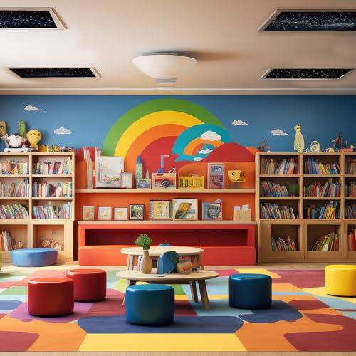 8 Pcs Fluorescent Light Covers with 80 Magnets Decorative for Classroom Ceiling Light 4 x 2 Feet Magnetic Light Covers Filter Easy Install for Office Hospitals & Home Drop Ceiling Supplies (Star)