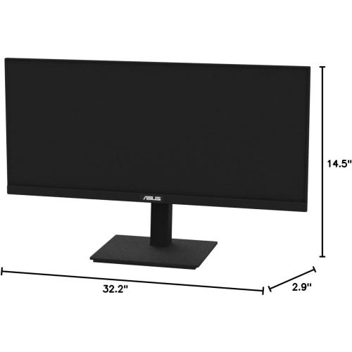ASUS 34” Ultrawide HDR Gaming Monitor (VP349CGL) - 21:9 UWQHD (3440 x 1440), IPS, 100Hz, 1ms, USB-C w/Power Delivery, FreeSync, Eye Care Plus, VESA Mountable, HDMI, DisplayPort, Height Adjustable