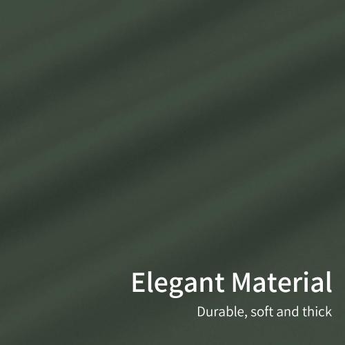 Easy-Going Blackout Curtains for Bedroom, Solid Thermal Insulated Grommet and Noise Reduction Window Drapes, Room Darkening Curtains for Living Room, 2 Panels(46x84 in, Greyish Green)