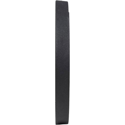 Black 45lb Signature Fitness Cast Iron Plate Weight Plate for Strength Training and Weightlifting, Olympic or Standard