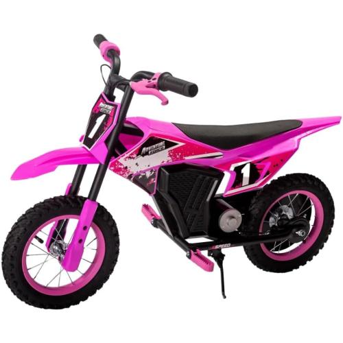 12V Electric Dirt Bike, Battery Powered Ride on (Pink) missing charge