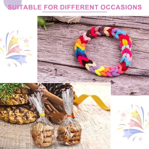 TVINLIK 350 PCS Multicolor Cotton Hair Ties，Soft Seamless Hair Bands | Small Baby Hair Elastics for Kids and Girls, No Crease Finger Ponytail Holders (20 Colors)