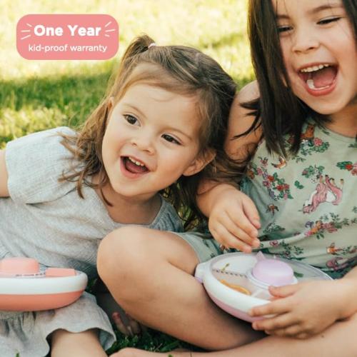 GoBe Kids Small Snack Spinner Slide Bundle with Hand Strap and Sticker Sheet