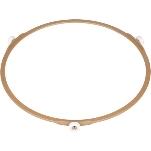 8.8 Microwave Turntable Ring with 15 mm Rollers, Microwave Oven Tray Support, Glass Plate Rotating Roller Ring, Ring Outer Diameter 8.8 inch (22.2 cm), Roller Height 15 mm