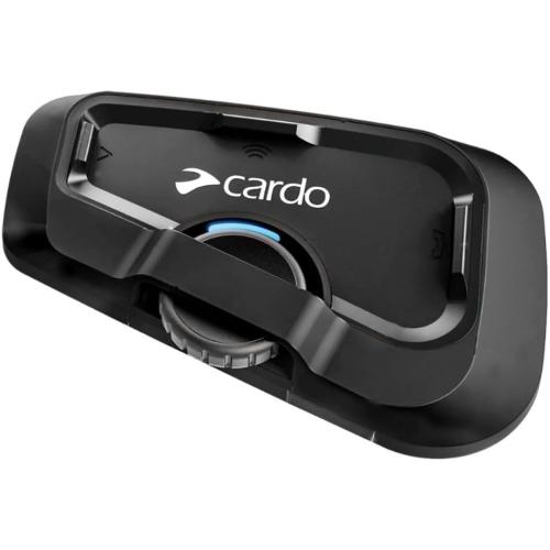 Cardo Systems FREECOM 2X Motorcycle 2-Way Bluetooth Communication System Headset - Black, Single Pack