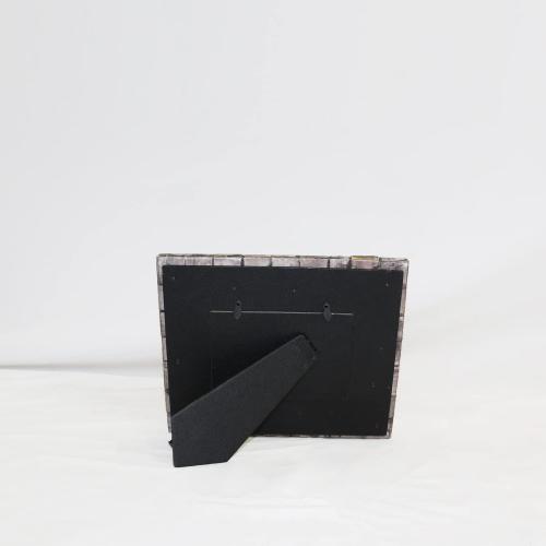 Photo Frame, Hand Make Photo Picture Frame Handicrafts Home Photo Picture Frame,4x6 Wood Photo Frame Wood Chips,Natural Wood Color