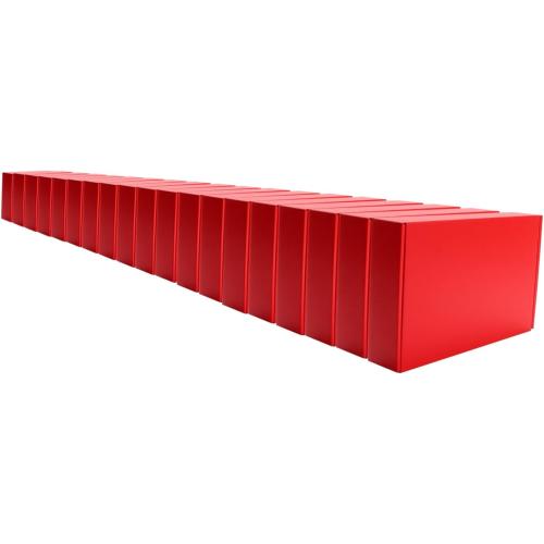 Red Shipping Packaging MEIANJU L8xW5.5xH1.5 inch Hard Corrugated Cardboard Shipping Boxs Gift Wrap Box for Bridesmaid,Anniversary