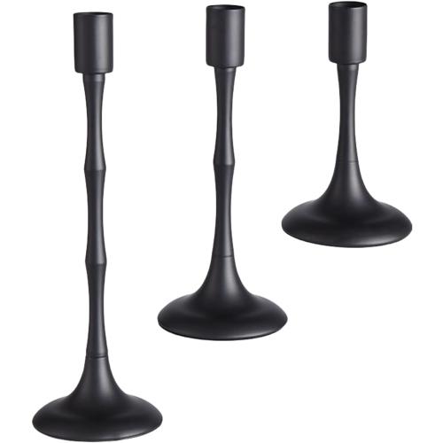 Elegant Metal Holder Retro French Type Candleholder Candlestick for Home Decoration Table Setting
