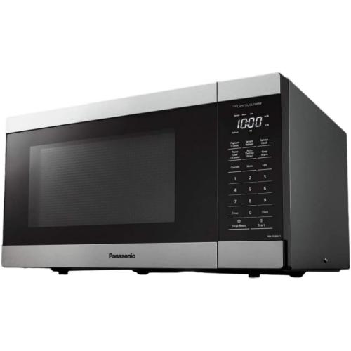 Size 1.3 cu ft Panasonic NN-SU66LS 1100W with Genius Sensor Cook and Auto Defrost Countertop Microwave Oven, 1.3 cu ft, Stainless Steel
