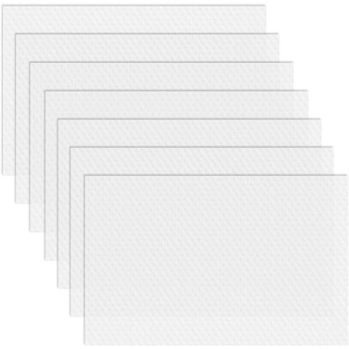 Refrigerator Liners, 12 x 17.7 Fridge Liner Washable Refrigerator Mats, Home Kitchen Gadgets Accessories Organization Must Haves for Freezer Glass Shelf Shelving Drawers Cupboard Cabinet - 7 Pack