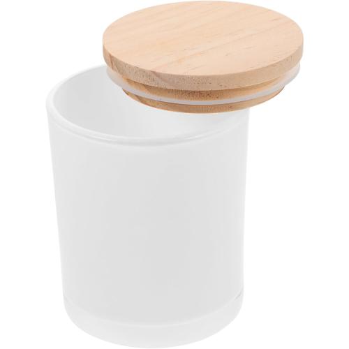 2 pack...Elegant Glass Candle Jar with Lid Aromatherapy Candle Holder for Home Decor DIY Candle Making Unique Sealed Design for Any Room Decoration