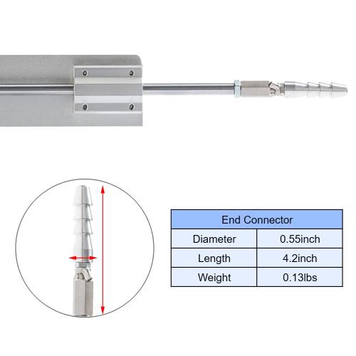 JQDML Cycle DIY Reciprocating Linear Motor,12V Long Adjustable Stroke 1.18inch-6 inch 20rpm-95rpm Variable Speed Max Thrust 3lbs-30lbs with Remote Controller Speed Regulator JQ-RL-YY05 (12V150mm95rpm)