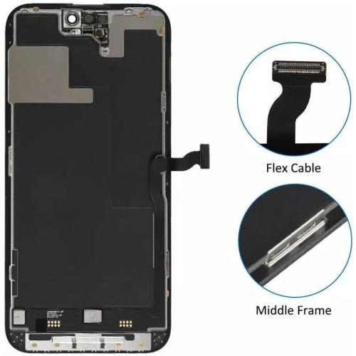 for iPhone 14 Pro Max Screen Replacement 6.7-Inch, 3D Touch LCD Display Digitizer with Frame Assembly and Repair Tools- Compatible with (A2651, A2893,A2894,A2896,A2895)