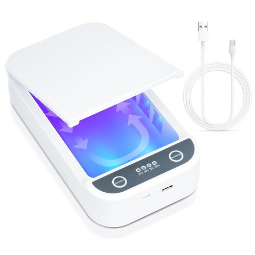 ALLGLLAM Multifunctional Cleaning Box, Portable USB Cleaning Box for Nail Manicure Make Up Tools,Jewelry,Tattoo Supplies Cleaning