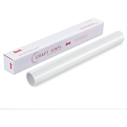 ANT Transparent, 24 x 15’, Permanent Vinyl Roll, Adhesive Vinyl Roll, for DIY Project, Decal, Sticker, Compatible with Cricut, Cameo, Silhouette, Weather-Resistant