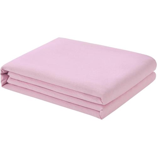 FreshCulture Twin Flat Sheet - Hotel Quality Twin Flat Sheet Only - Brushed Microfiber Top Sheet - Ultra Soft & Breathable - Wrinkle-Free - Easy Care - Single Flat Sheet (Twin, Dusty Pink)