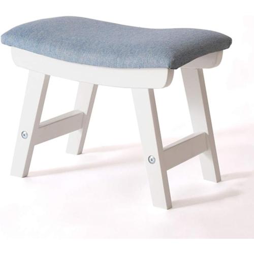 Shoe Stool Foot Stool Upholstered Footrest Wooden Retro n Dust-Proof Hallway Stand Chair Bench Line