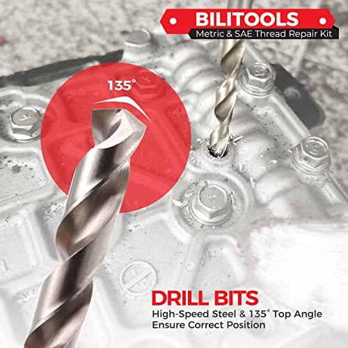 BILITOOLS Helicoil Thread Repair Kit Metric