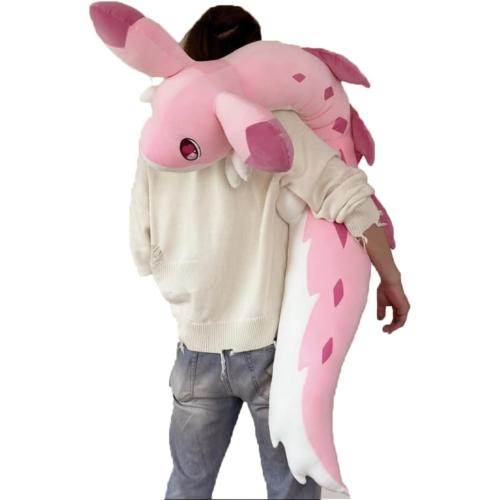 OSOCU 60 Inch Pink Chillet Plush Toys - Giant Soft Figure Doll - Huggable Stuffed Animal Plushies - Furry Stuffed Animal Pillow Gifts for Kids Girlfriend