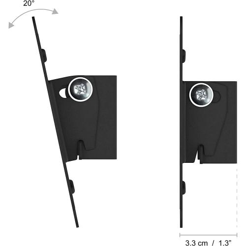 Tilting TV Wall Mount Monitor Wall Mount Camper 14-24 Inch LED LCD Small Monitor Bracket with Screw
