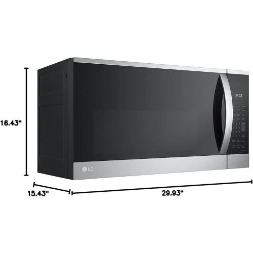 LG MVEM1825F Microwave, PrintProof Stainless Steel