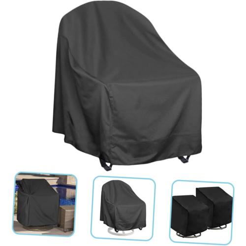Veemoon Rocking Chair Covers Waterproof Outdoor Dustproof Chair Covers Patio Furniture Covers Sturdy Easy to Carry