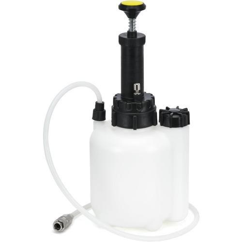 3L Manual Brake Bleeder Fluid Pump with 1L Brake Bleed Bottle and 4 Master Cylinder Adapters,Professional Brake Bleeder Kit Suitable for Most Brake Mast Cylinder Reservoirs