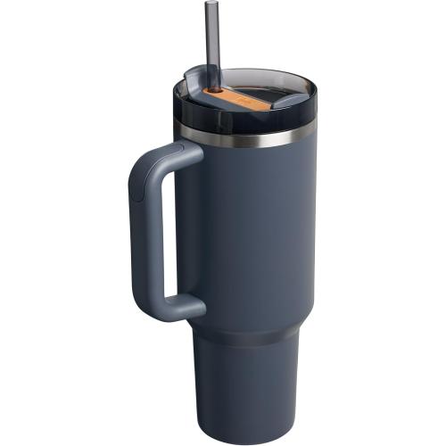 STANLEY Quencher H2.0 Tumbler with Handle and Straw 40 oz | Flowstate 3-Position Lid | Cup Holder Compatible for Travel | Insulated Stainless Steel Cup | BPA-Free | Twilight