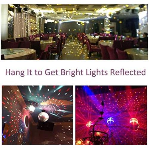 12 Disco Ball Mirror Ball Disco Party Decoration Stage Light Dj Light Effect Home Business Christmas Display Decoration Silver