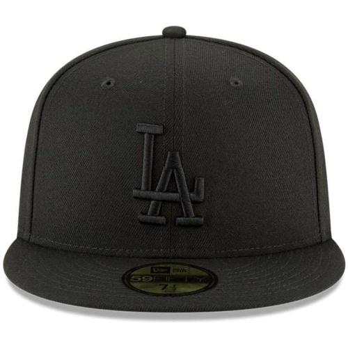 Size 7 New Era New York Mets MLB Basic 59FIFTY Fitted Cap Black