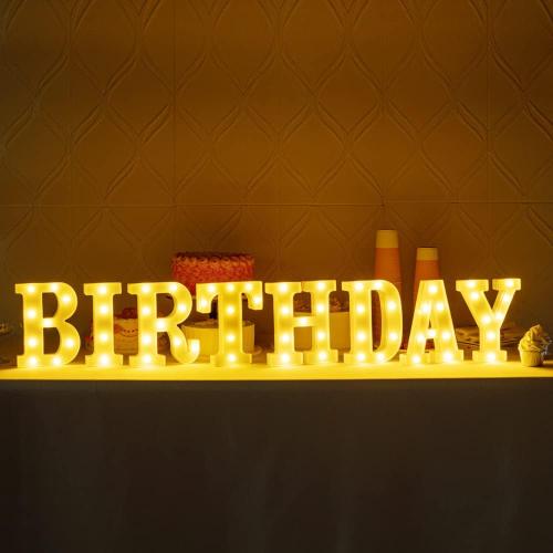 Restaurantware Illumify 6.9 x 1.2 x 8.7 Inch Light Up Letter 1 Durable Marquee LED Light - Letter A Touchproof White Plastic Party Light Keyhole Slot For Parties Weddings Or Special Events