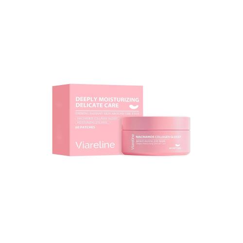 Niacinamide Collagen Glossy Moisturizing Eye Mask 60 Patches | Hydrolyzed Collagen, Glycerin Infused, Firming & Radiant Skin, All Skin Types, Deeply Moisturizing along with PDRN Pink Collagen volume Multi balm 5%
