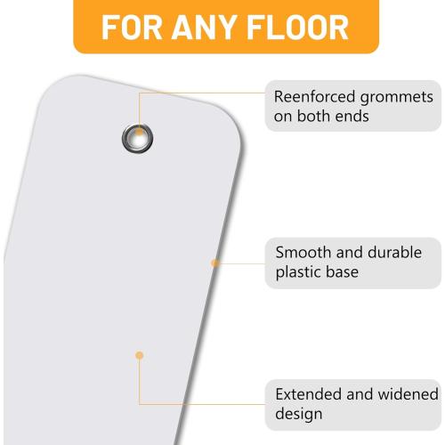 2 Pcs Appliance Sliders for Refrigerators Plastic Appliance Glide with Pull Strap Furniture Moving Slides for Tile Carpet Hardwood Floors (10''×36'')