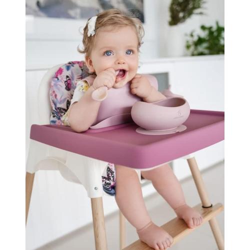 Nibble and Rest Woodsi Footsi Highchair Footrest for IKEA Antilop, Bamboo Wooden Footrest, Height Adjustable, High Chair Accessories,Suitable Footstool with Rounded Corners