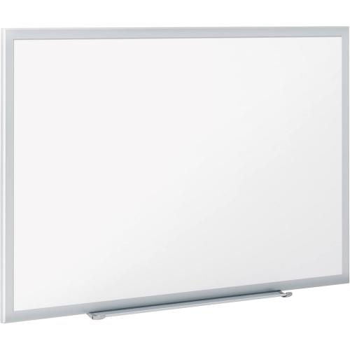 Quartet Whiteboard, Dry Erase Board, Magnetic, 6' x 4', Nano-Clean Surface Resists Ink Stains, Accessory Tray and 1 Dry Erase Marker, Silver Aluminum Frame (SM537)
