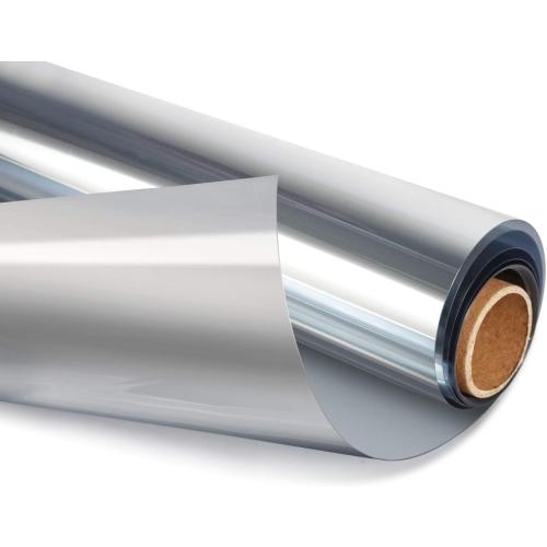 Privacy Film Daytime, Heat Control UV Blocking Reflective Mirror Window Tint for Home,