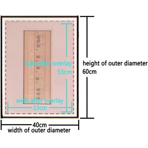 Electric Meter Box Decorative Painting,Hide Distribution Cover Decoration | Hanging Picture Wall Mounted for Breaker Electrical Panel Fuse Switch (40x60cm/15.7x23.6in)
