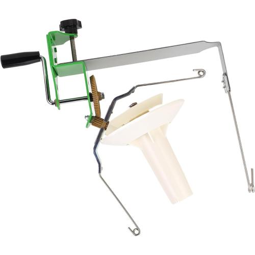 Manual Yarn Winder, Hand Crank Yarn Ball Winder with Improved Stability Spinner Manual Yarn Winder for Yarn Shops Craft Studios Fiber Arts Wool Knitting