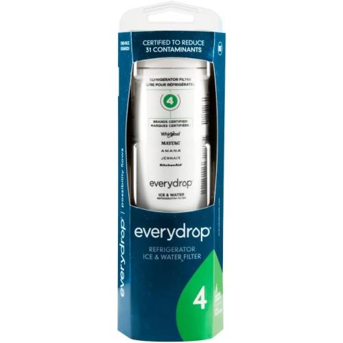 everydrop® by Whirlpool Ice and Water Refrigerator Filter 4, EDR4RXD1, Single-Pack