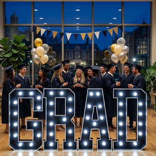 Ledido 4FT Black Marquee Light Up Numbers 7 for 7th 70th Birthday Decor
