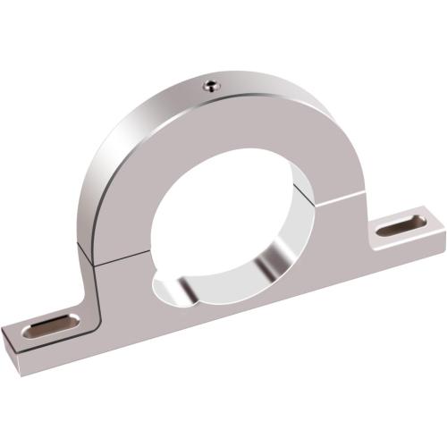 Aluminum Universal Steering Column Keyed No Drop Mount,2 Column Polished Aluminum keyed Column Mount,2310000030 FR20114 2 Hole Brushed Underdash Mount River Clamp(Silver)