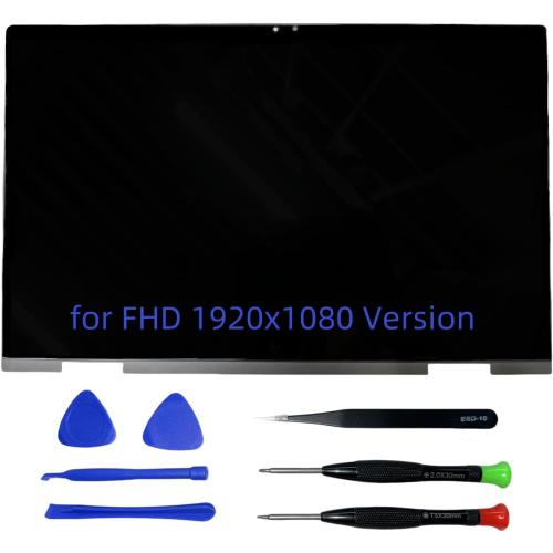 LCD Replacement for HP Envy x360 m Convertible 15-ee 15m-ee 15m-ee0013dx 15m-ee0023dx 15m-ee0xxx 15m-ee0000 LCD Touch Screen Digitizer Assembly Bezel 1920x1080 -IPS (Black Bezel) Support Stylus
