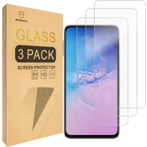 Mr.Shield [3-PACK] Designed For Samsung Galaxy S10e [Tempered Glass] Screen Protector
